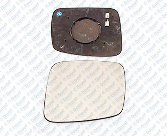 61-44004 Ayna Cami Sol Isitmali Asferik Vw Transporter T4